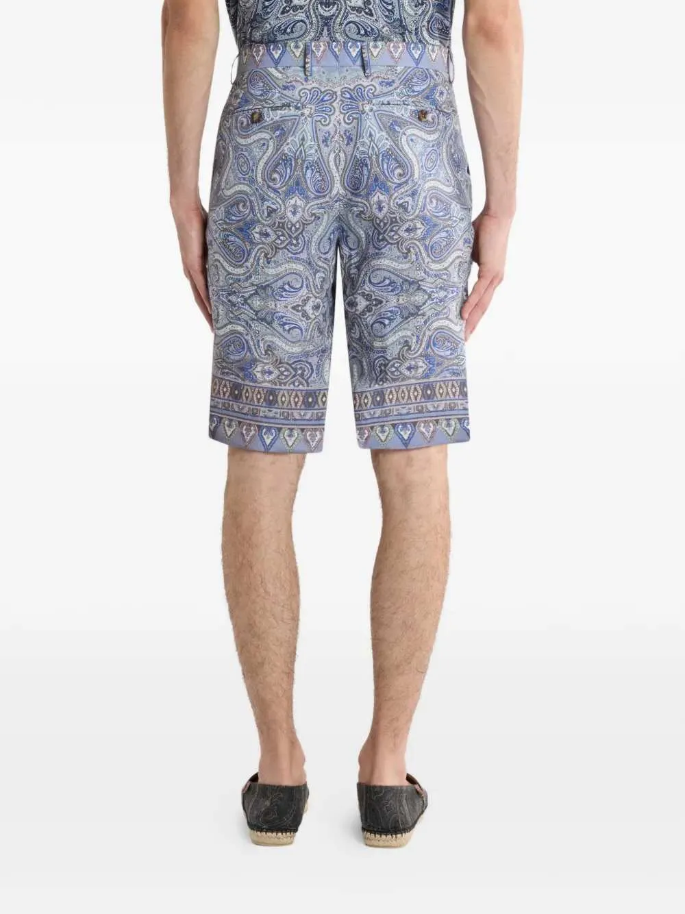 Paisley Print Shorts sold by Wanan Luxury product image thumbnail 3