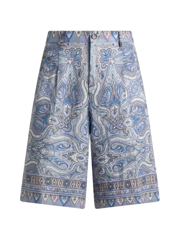 Paisley Print Shorts made by Etro