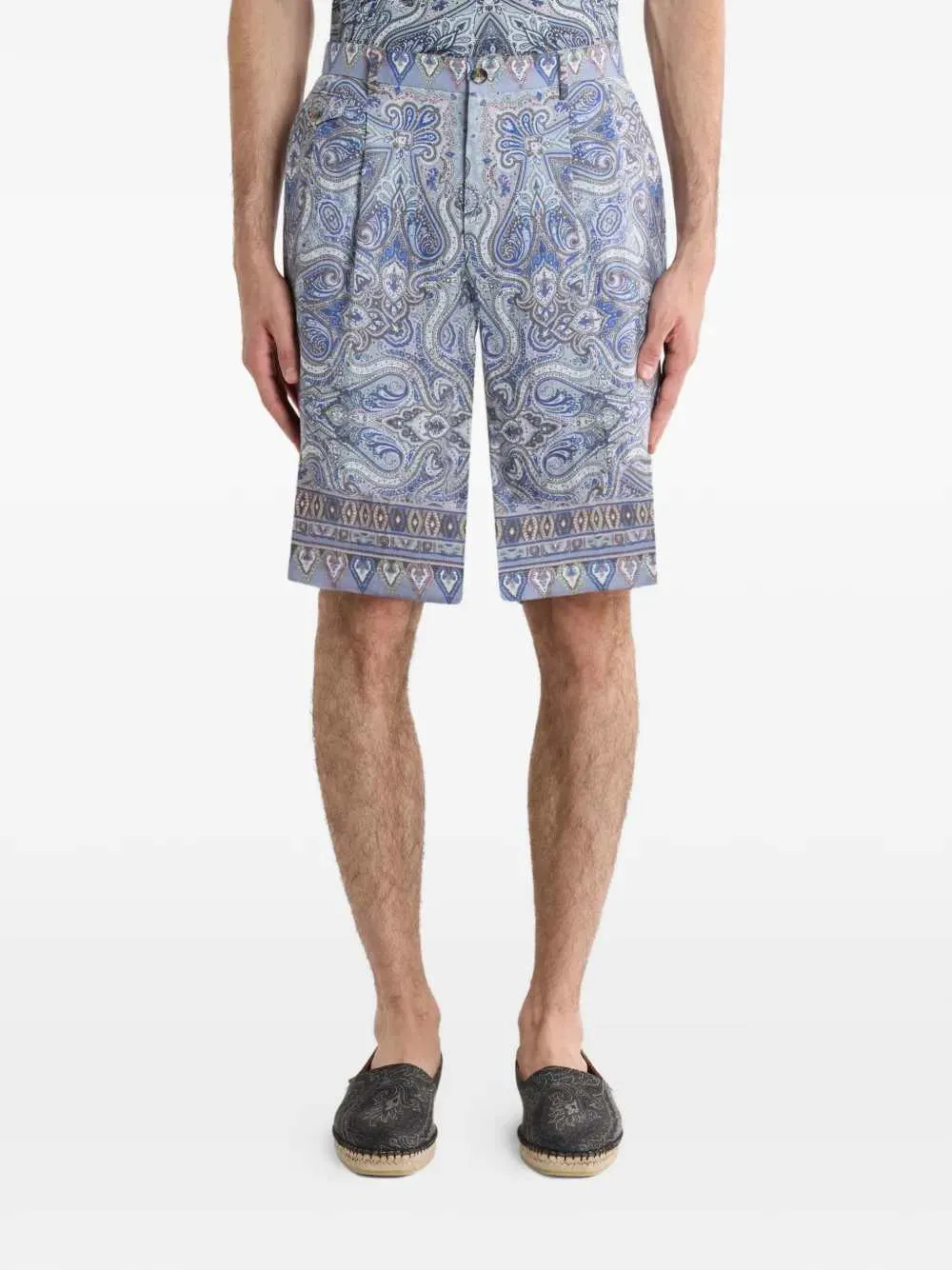 Paisley Print Shorts sold by Wanan Luxury product image thumbnail 2