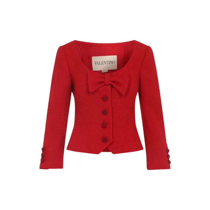 Jackets Red made by Valentino