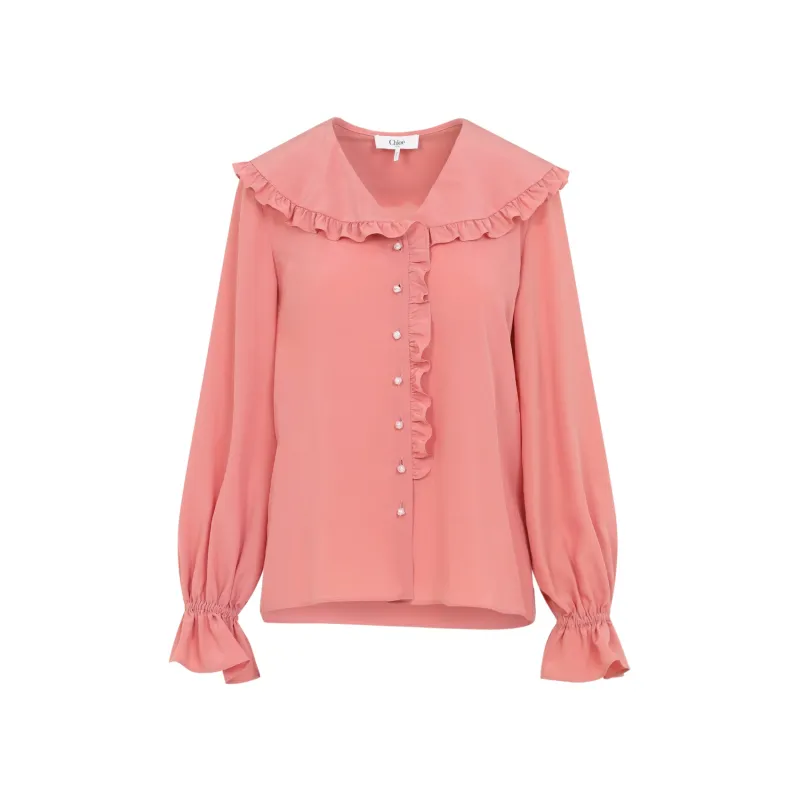 Blouse Pink & Purple made by Chloe