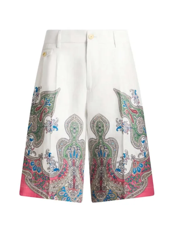 Paisley Print Shorts made by Etro
