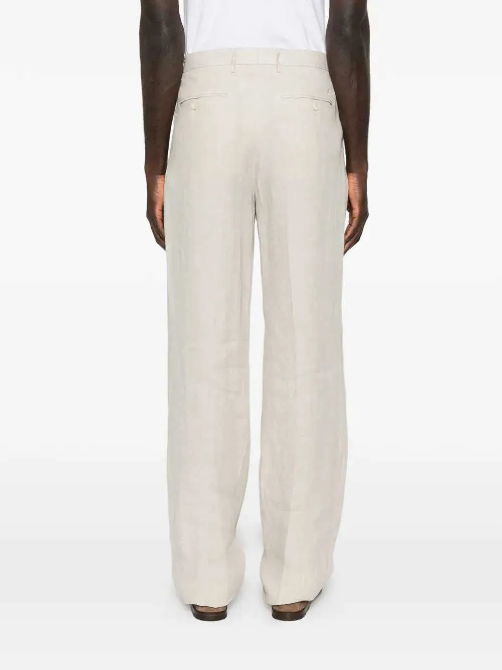 Pleated Trousers With Belt Loops sold by Wanan Luxury product image thumbnail 4