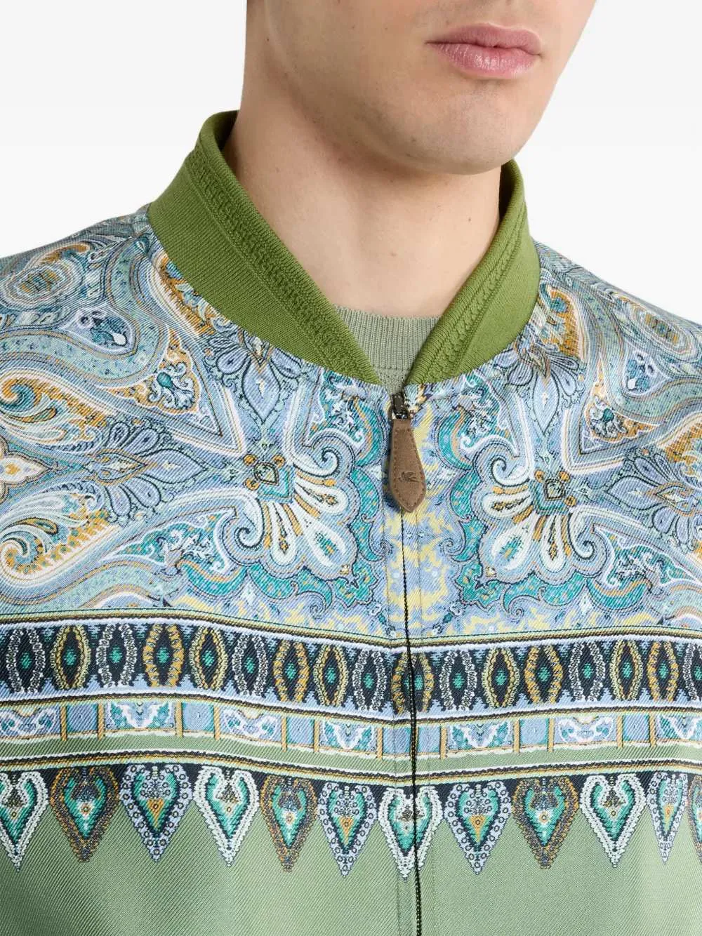Bomber Jacket With Paisley Print sold by Wanan Luxury product image thumbnail 4