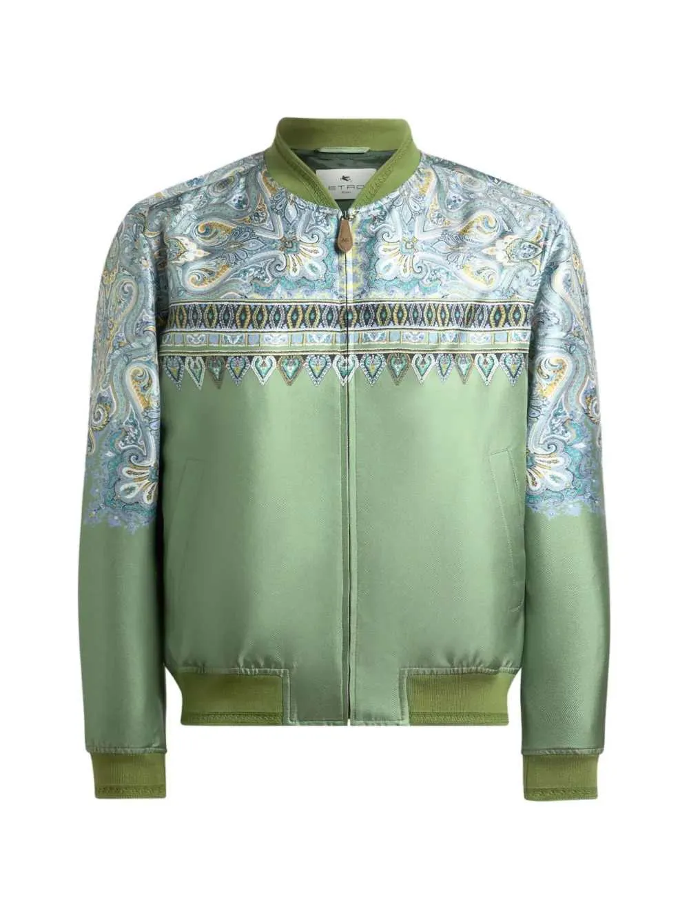 Bomber Jacket With Paisley Print sold by Wanan Luxury