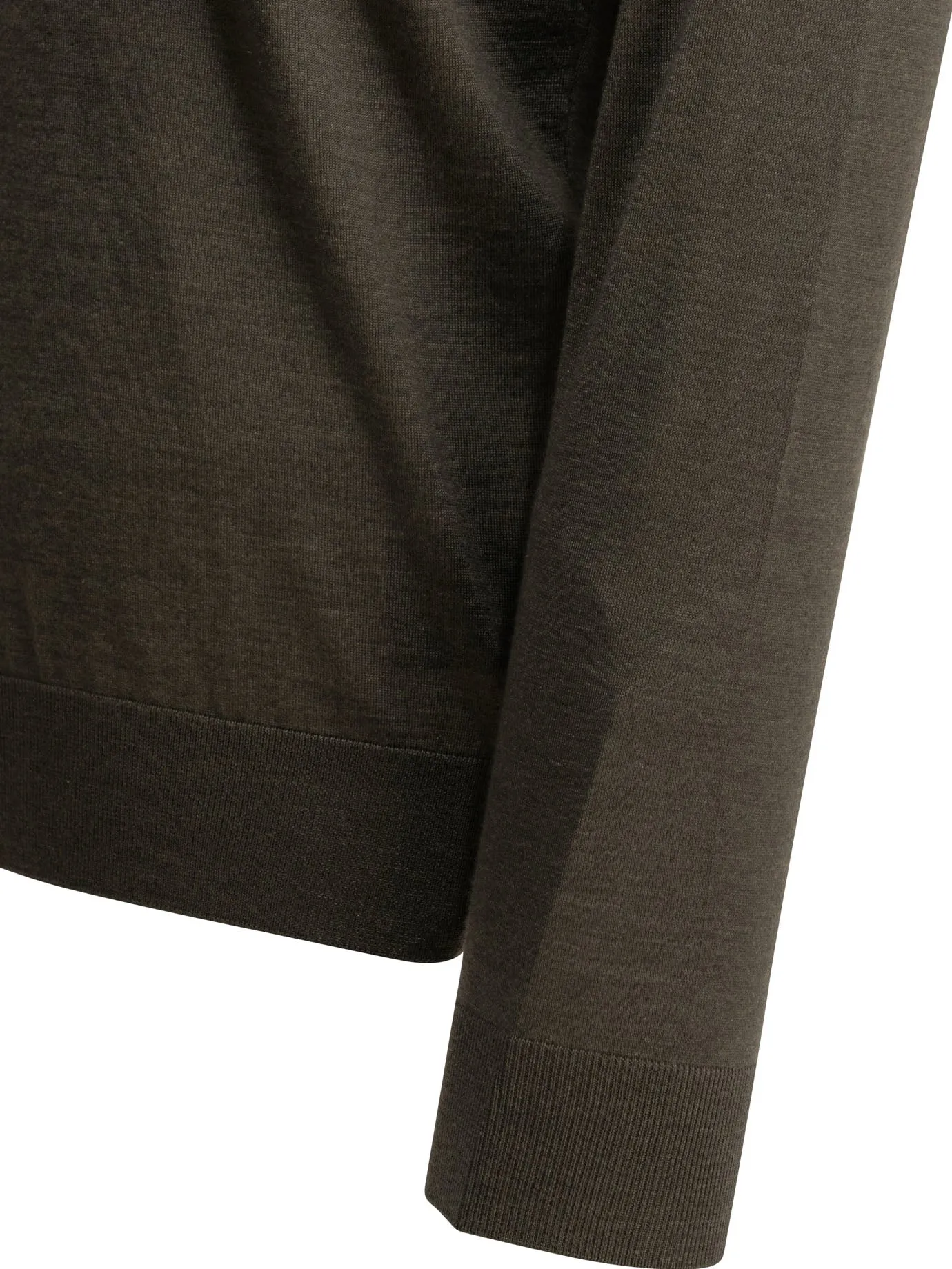 Cashmere And Silk Crewneck Sweater Knitwear Grey sold by Wanan Luxury product image thumbnail 4