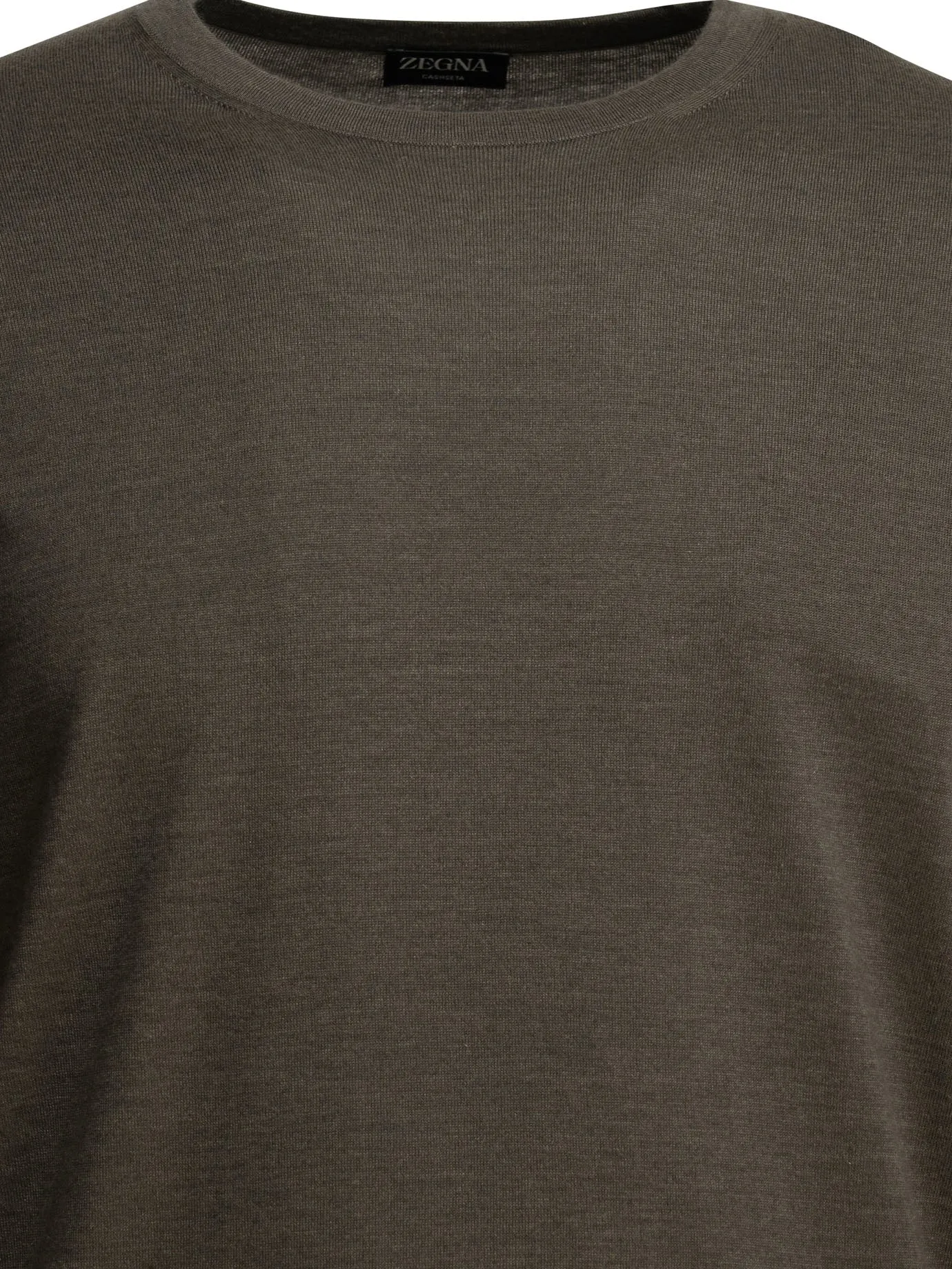 Cashmere And Silk Crewneck Sweater Knitwear Grey sold by Wanan Luxury product image thumbnail 3