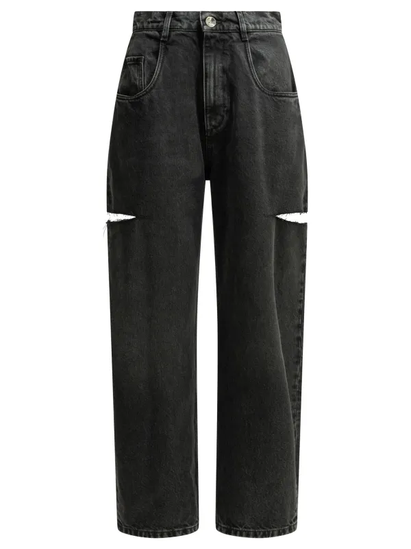 Straight-Leg Jeans Black made by Maison Margiela
