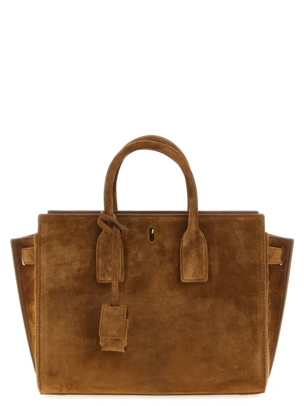 Sac De Jour Hand Bags Brown made by Yves Saint Laurent