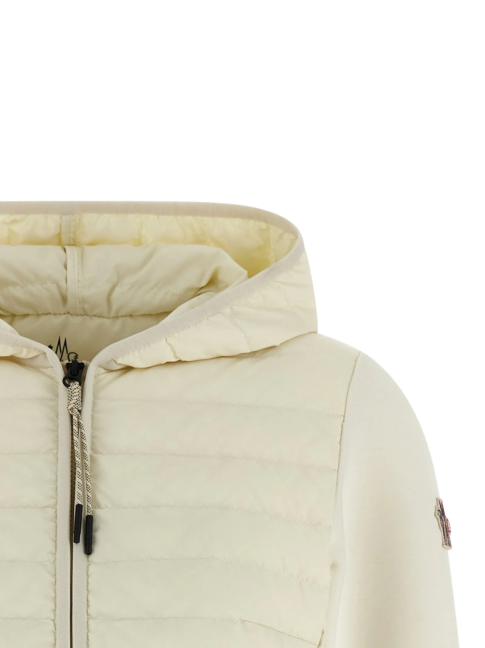 Padded Hoodie Sweatshirt White sold by Wanan Luxury product image thumbnail 3