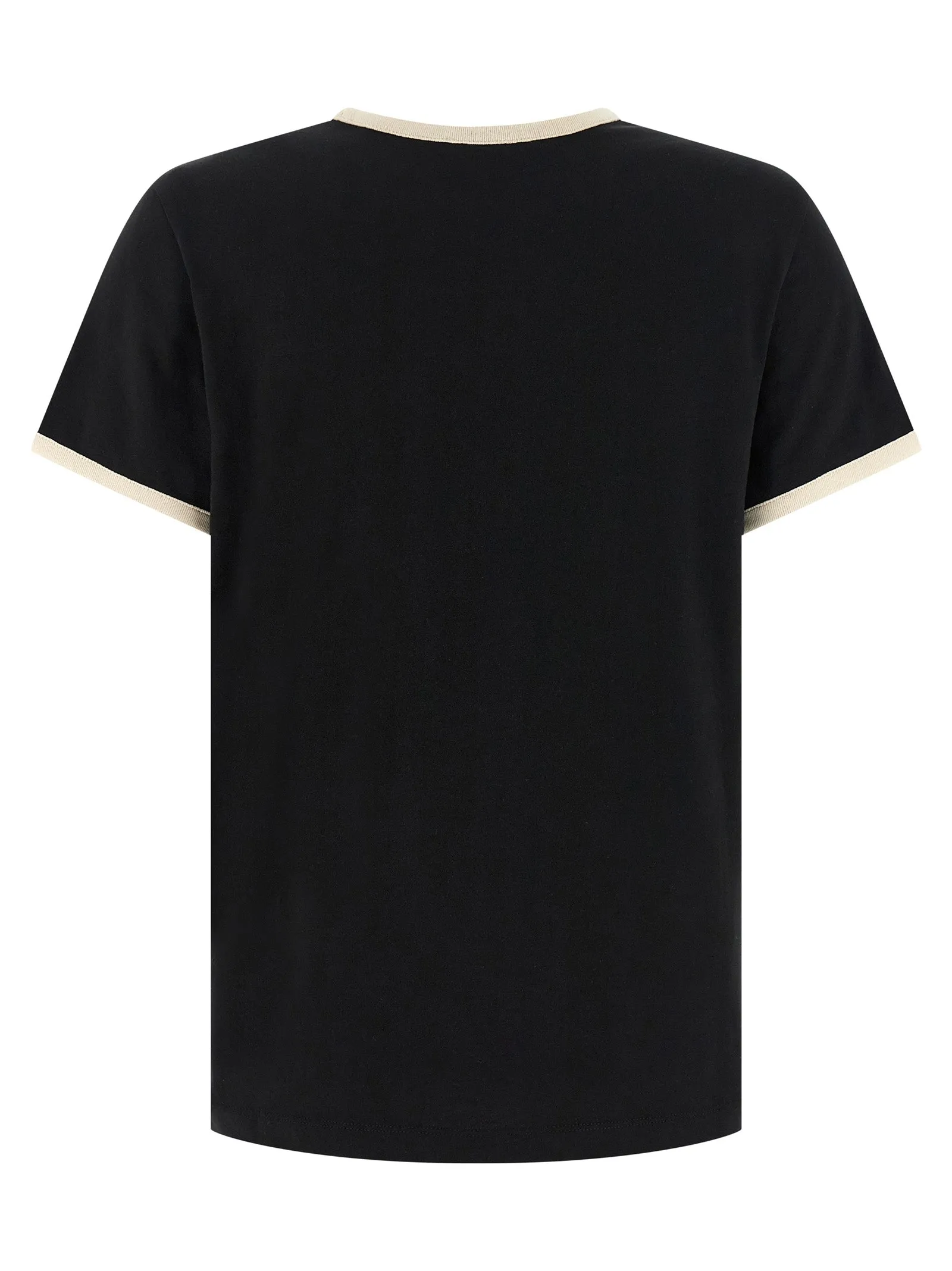 Flocked Logo T-Shirt Black sold by Wanan Luxury product image thumbnail 2