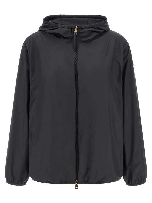 Fegeos Puffer Jackets Black made by Moncler