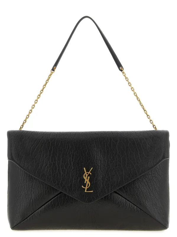 Envelope Clutch Black made by Yves Saint Laurent