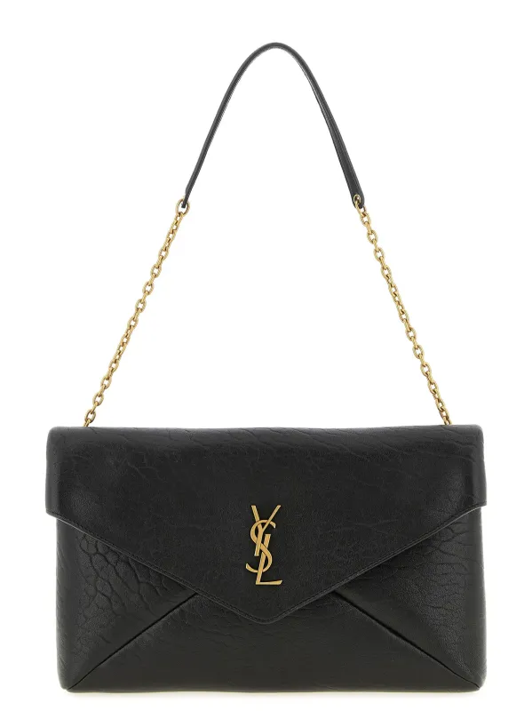 Envelope Clutch Black made by Yves Saint Laurent