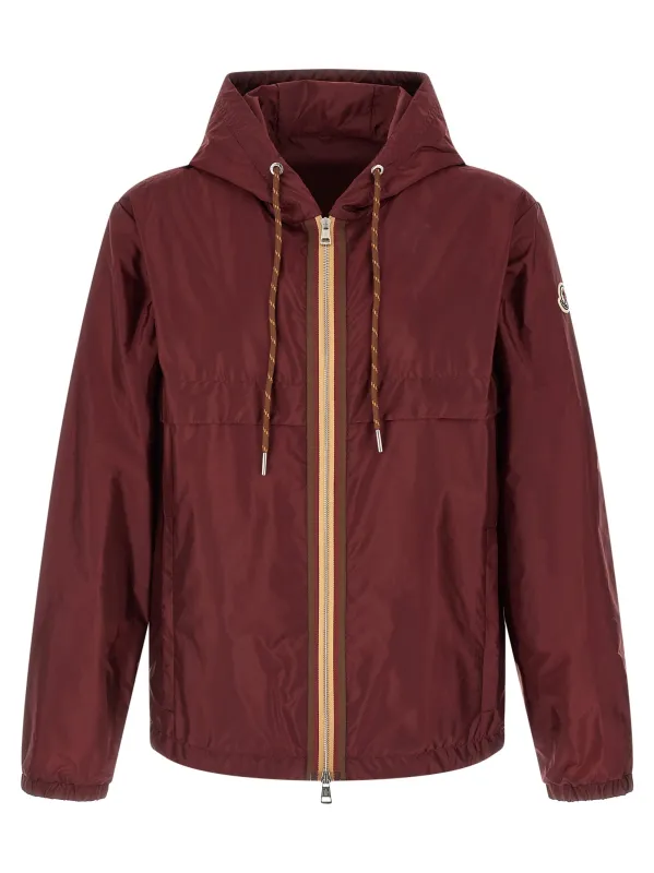 Nidge Puffer Jackets Bordeaux made by Moncler
