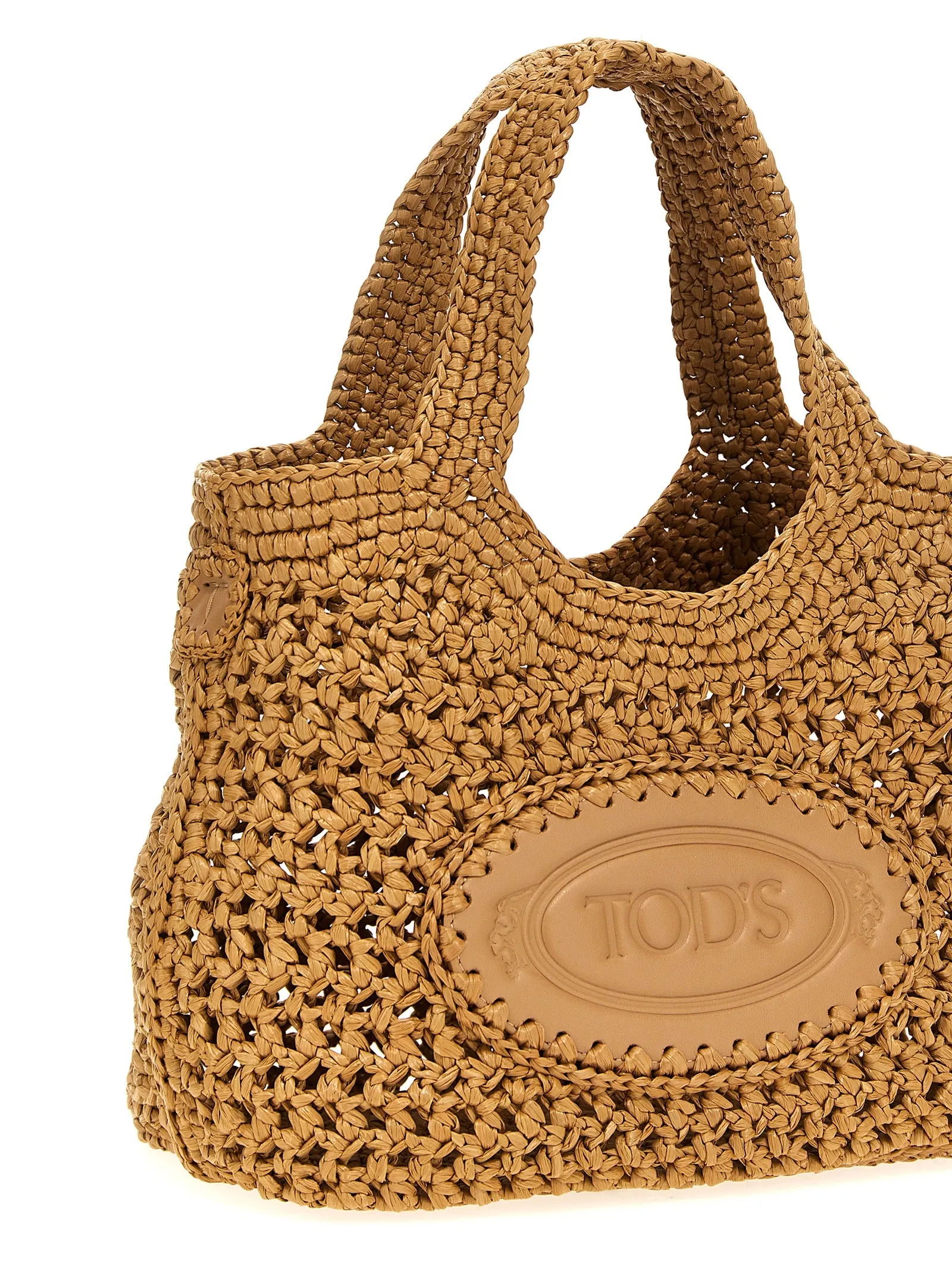 Small Raffia Shopping Bag Tote Bag Beige sold by Wanan Luxury product image thumbnail 3