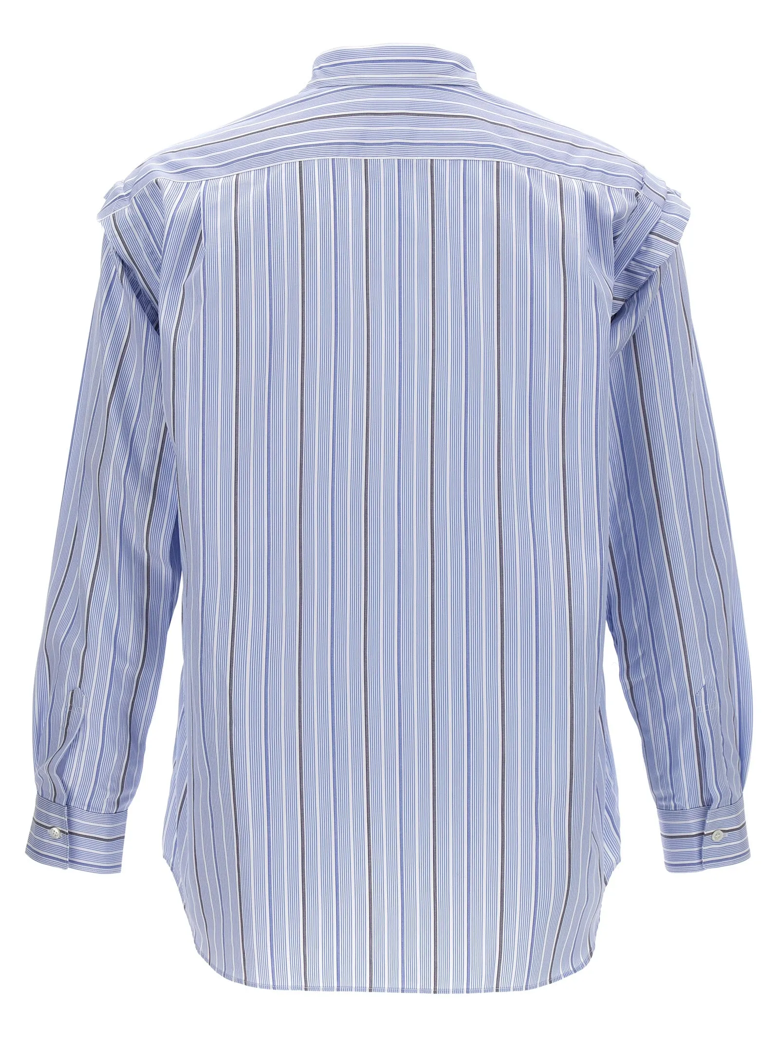 Unfinished Striped Shirt Shirt And Blouse Light Blue sold by Wanan Luxury product image thumbnail 2