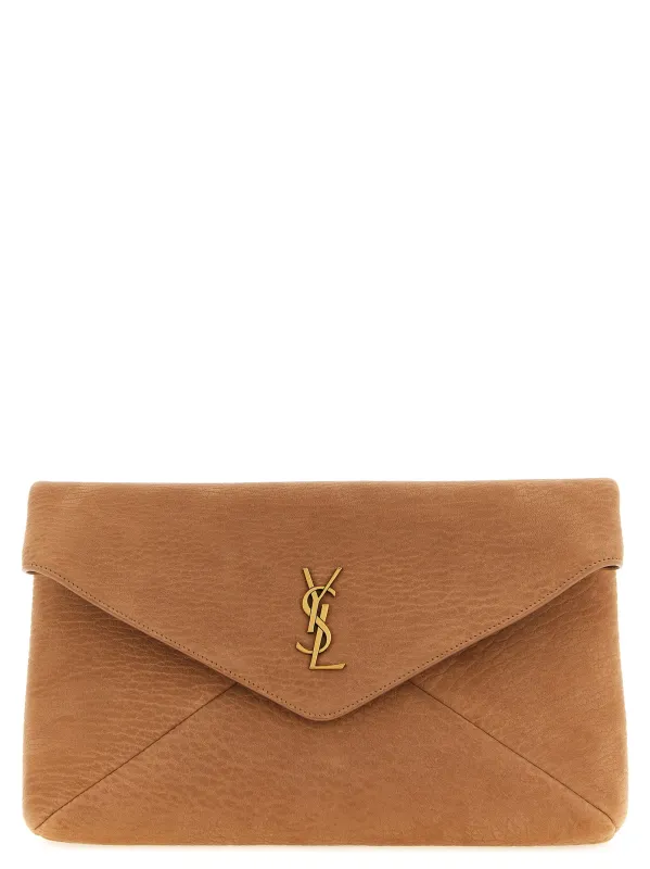 Envelope Clutch Beige made by Yves Saint Laurent