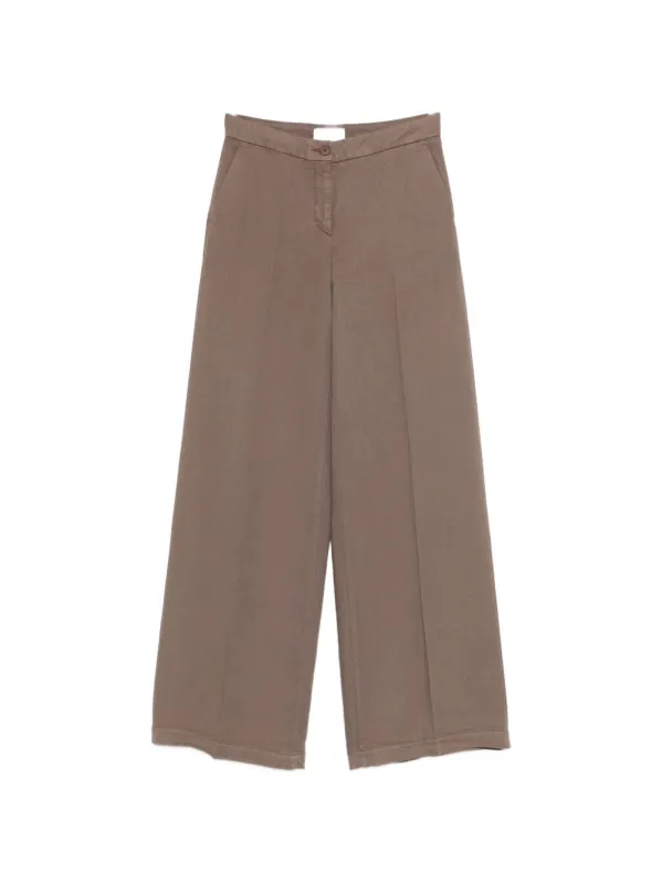 Linen Wide-Leg Trousers made by Wanan Luxury