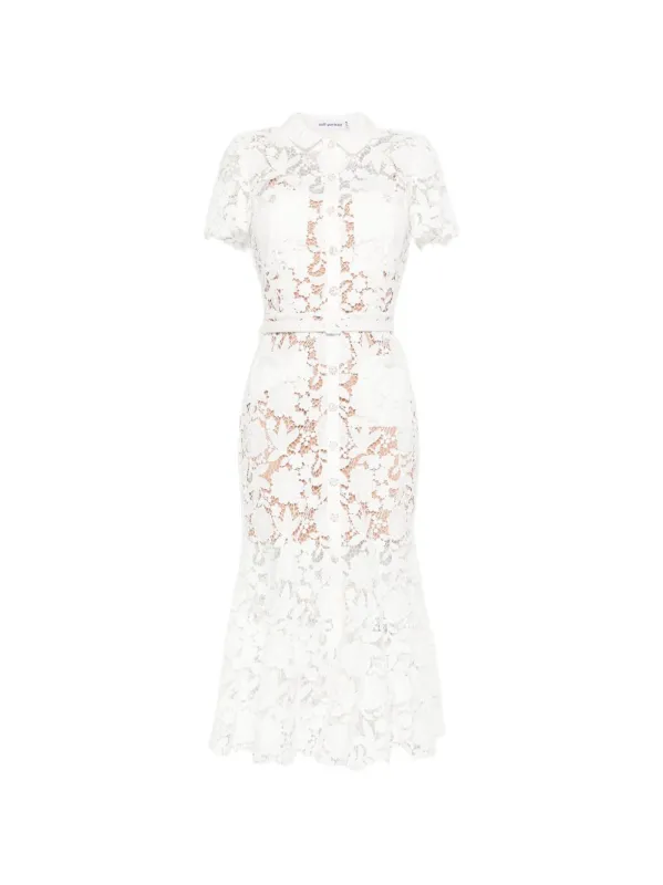 Lace Midi Dress made by Self-Portrait