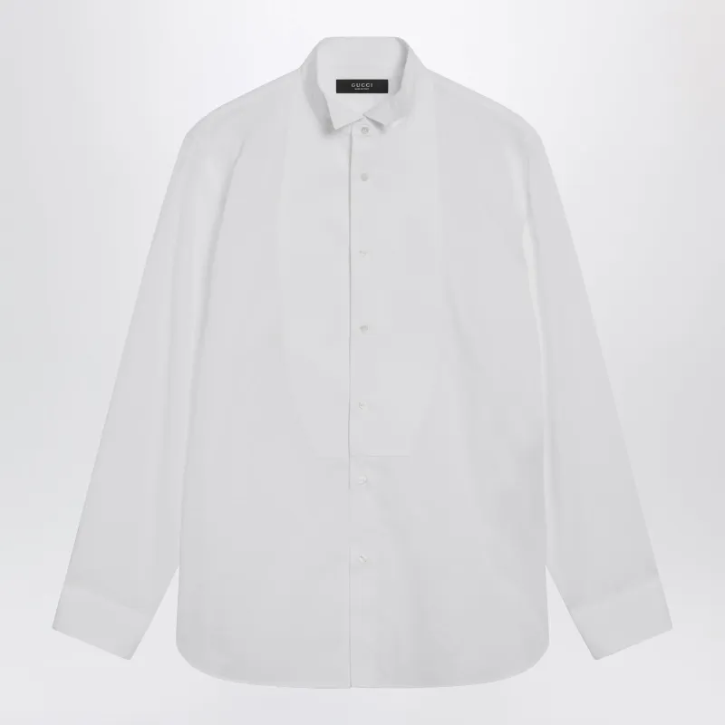 White Tuxedo Shirt sold by Wanan Luxury