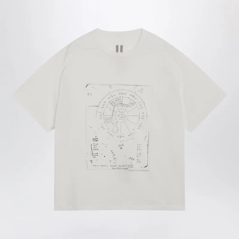 Brad Black/Milk T-Shirt made by Rick Owens