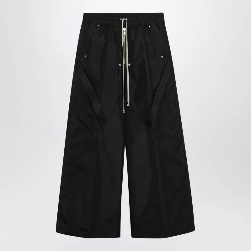 Black Megastrapped Bolans Trousers made by Rick Owens