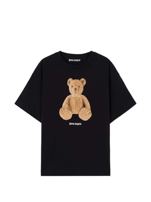 Bear Cotton T-Shirt made by Palm Angels