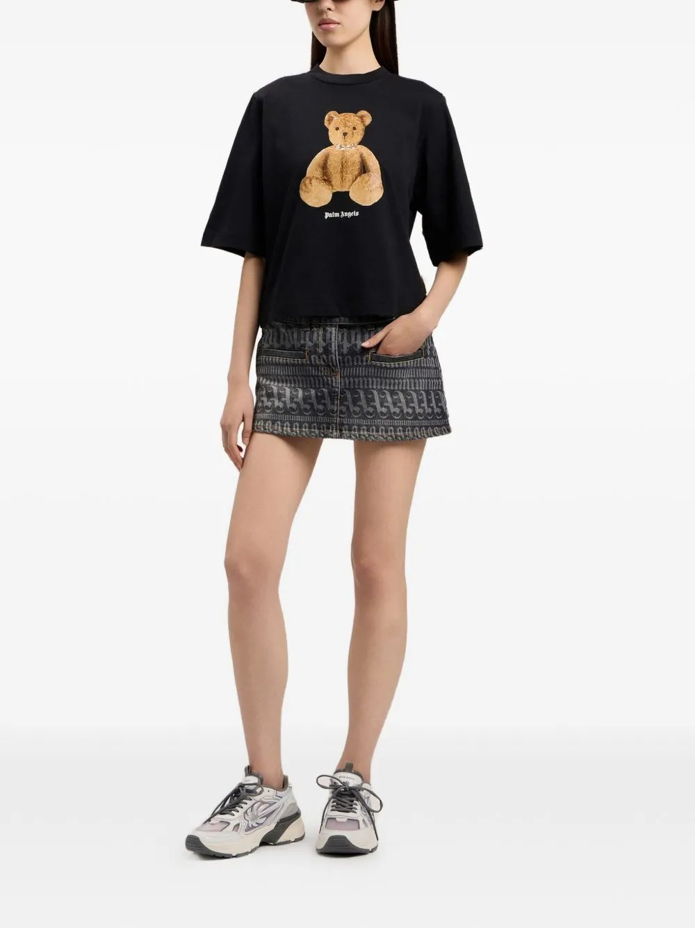 Bear Cotton T-Shirt sold by Wanan Luxury product image thumbnail 3