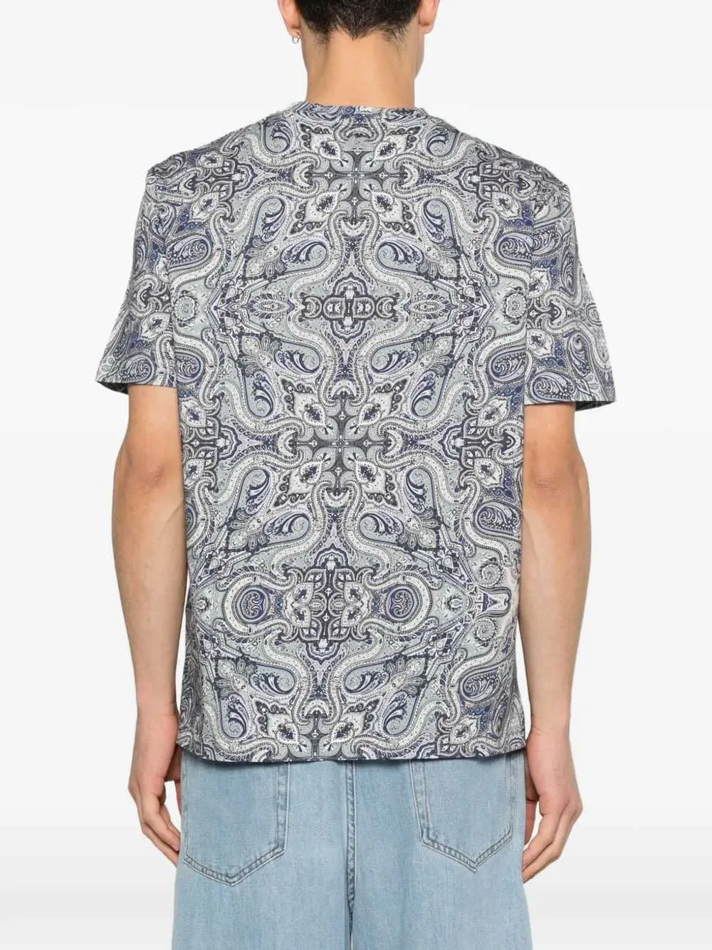 Paisley Print T-Shirt sold by Wanan Luxury product image thumbnail 4