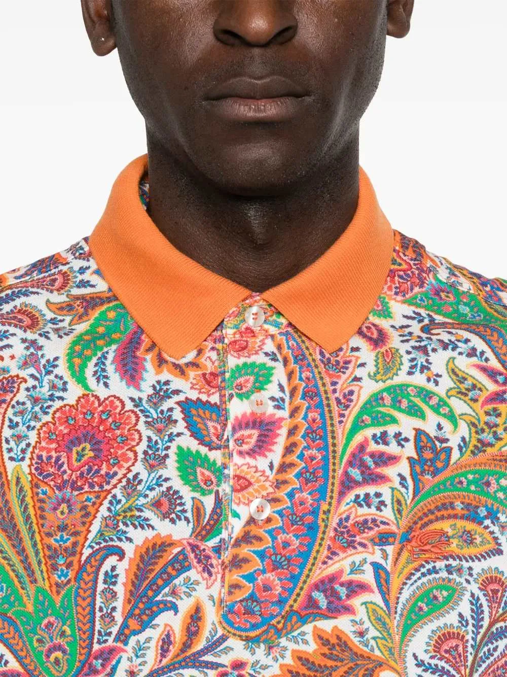 Paisley Print Polo sold by Wanan Luxury product image thumbnail 5