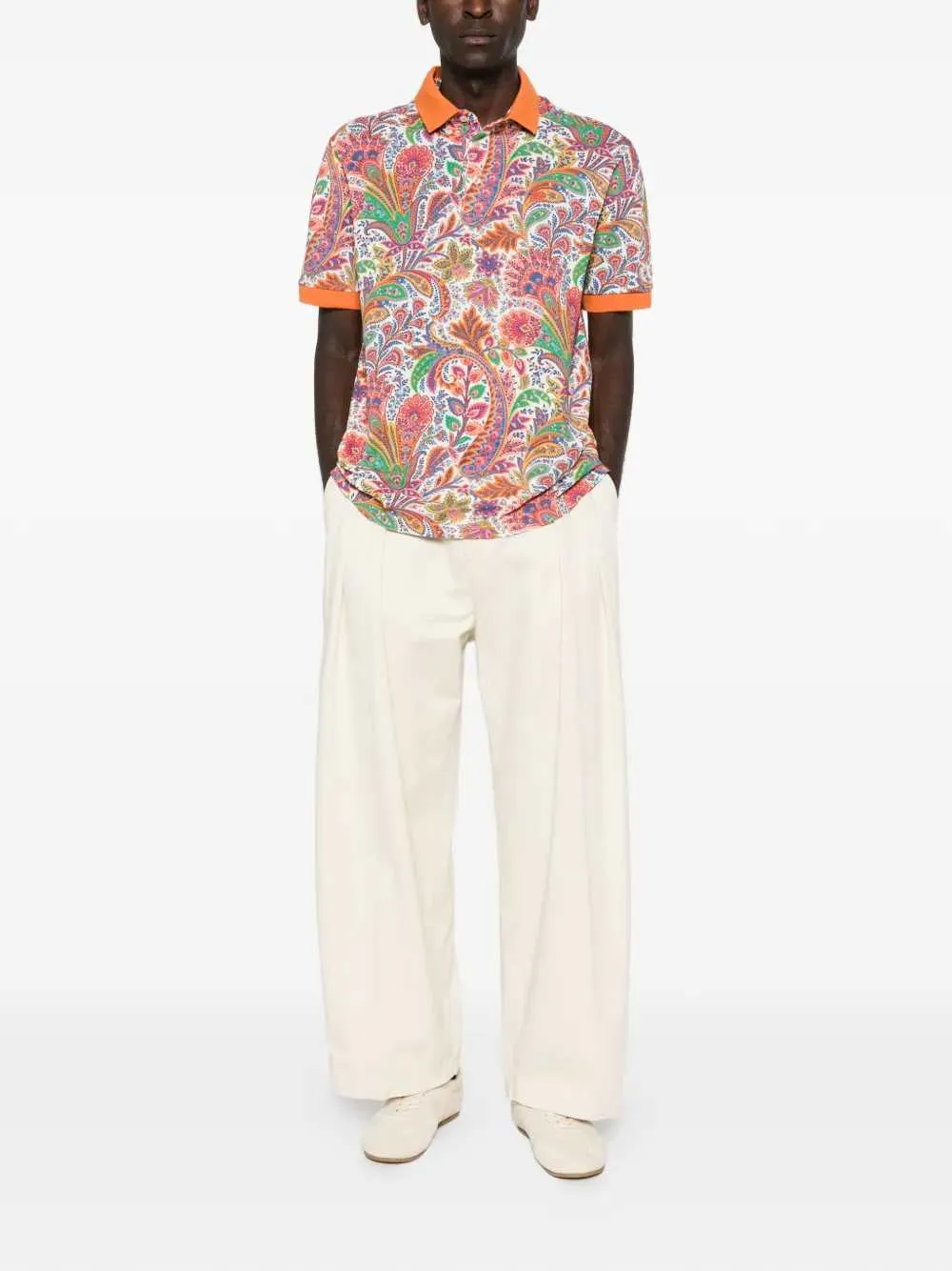 Paisley Print Polo sold by Wanan Luxury product image thumbnail 2