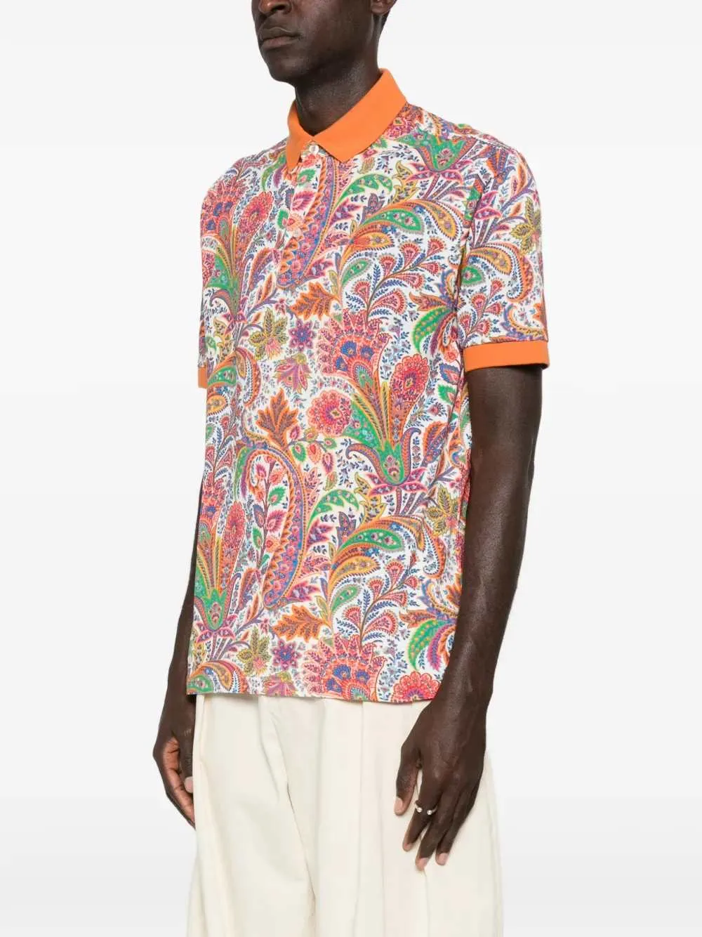 Paisley Print Polo sold by Wanan Luxury product image thumbnail 3