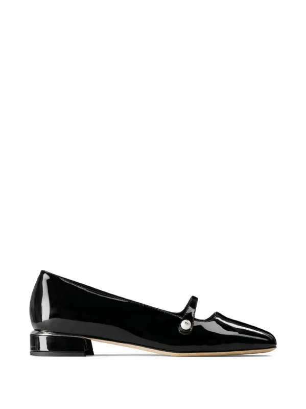 Elisa Patent Leather Ballet Flats sold by Wanan Luxury