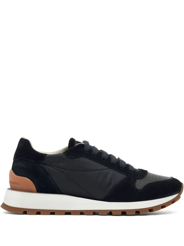 Flat Shoes Blacks And Greys made by Brunello Cucinelli