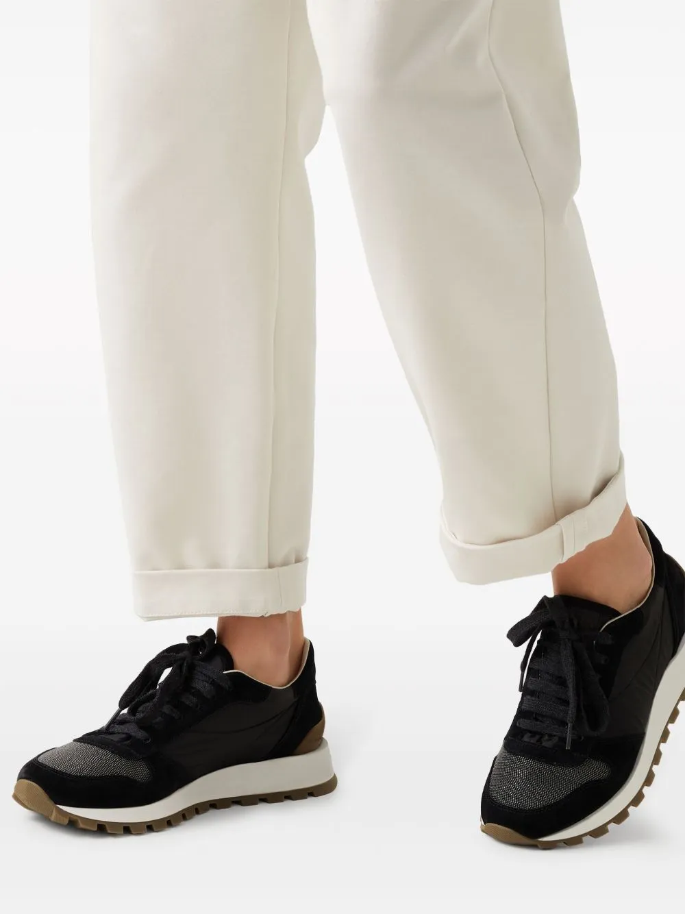 Flat Shoes Blacks And Greys sold by Wanan Luxury product image thumbnail 2