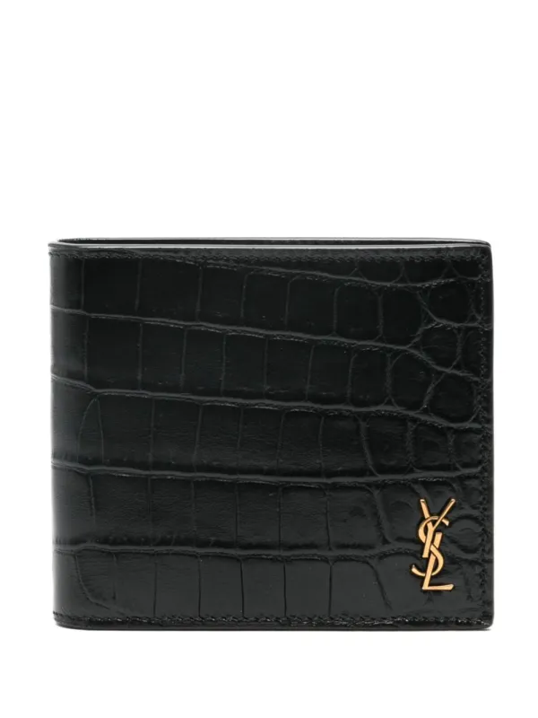 Wallets Blacks And Greys made by Yves Saint Laurent