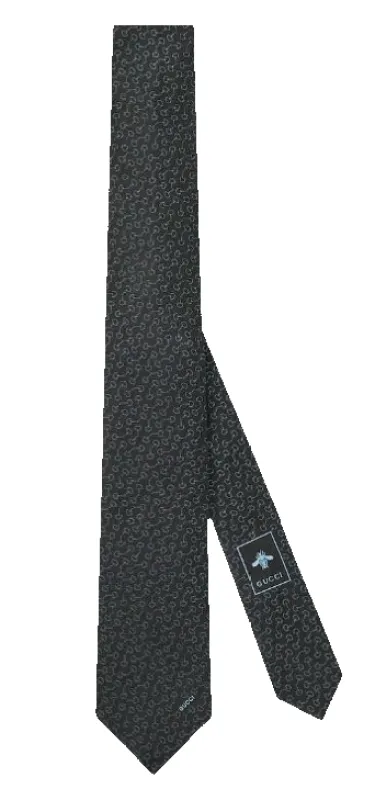 Ties Blacks And Greys made by Gucci