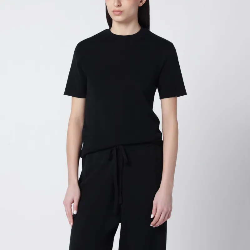 Black Cotton T-Shirt made by Entire Studios