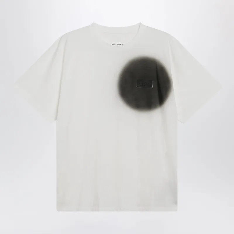 White T-Shirt With Spray Print made by Maison Margiela