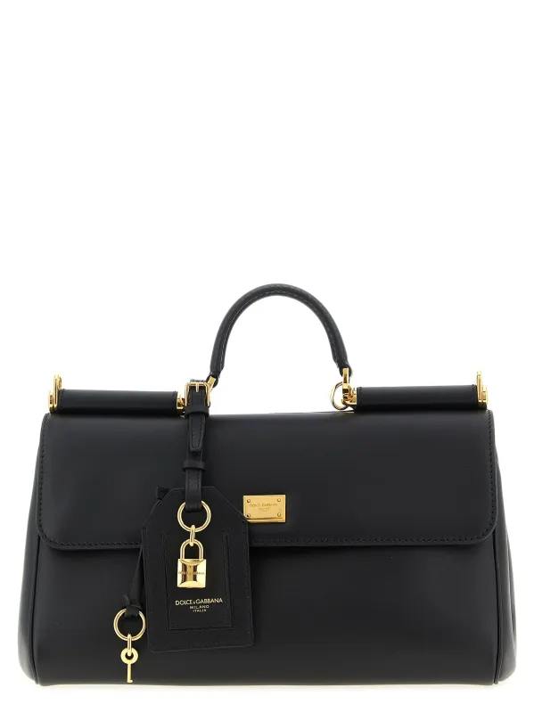 My Sicily Hand Bags Black made by Dolce & Gabanna