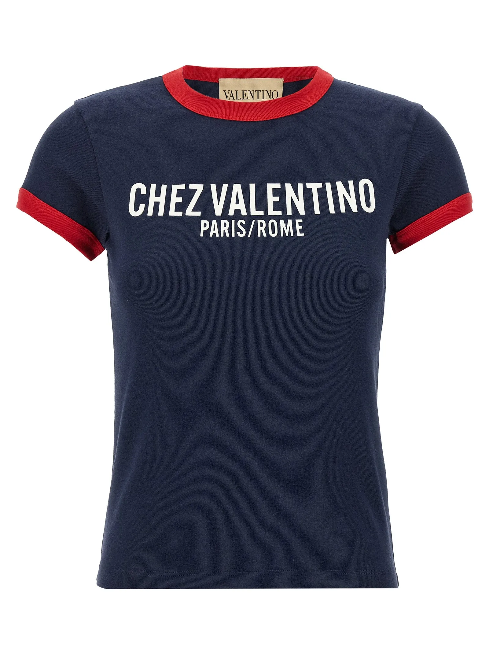 Chez Valentino T-Shirt Blue sold by Wanan Luxury