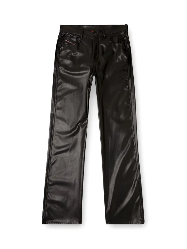 P-Lain Faux-Leather Trousers sold by Wanan Luxury