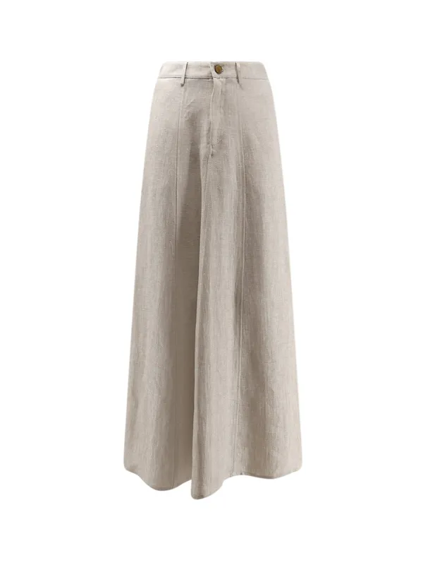 Flared Linen Skirt made by ALYSI