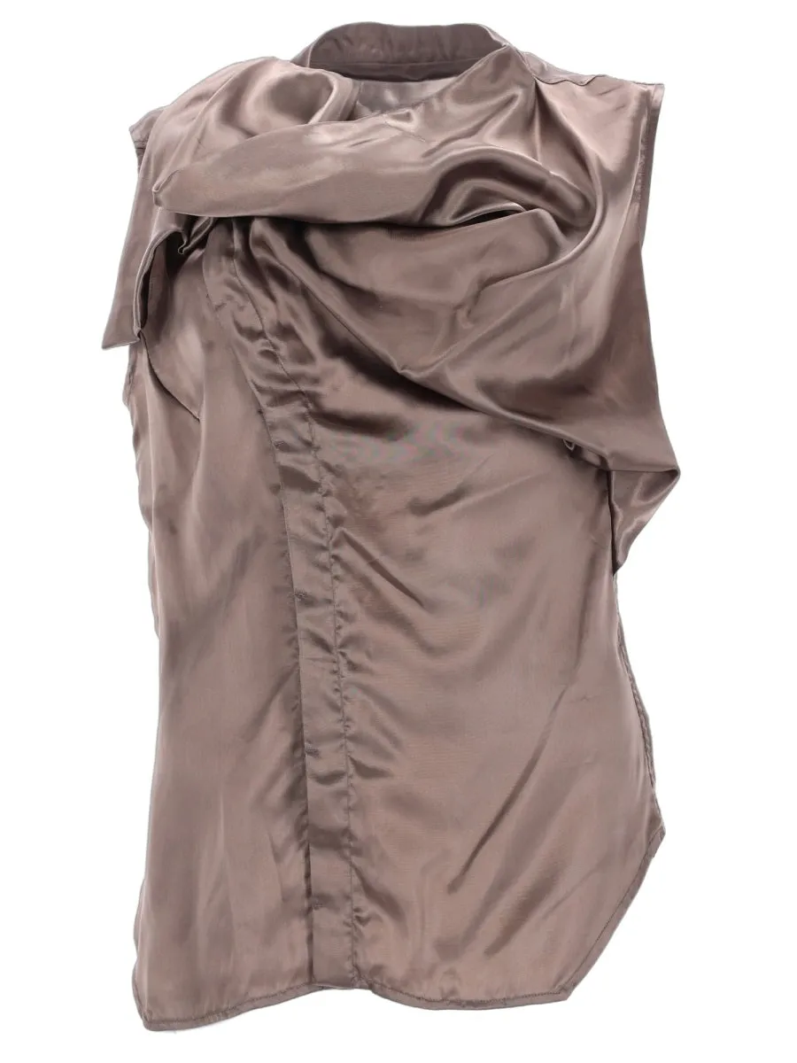 Sleeveless "Island" Shirt sold by Wanan Luxury