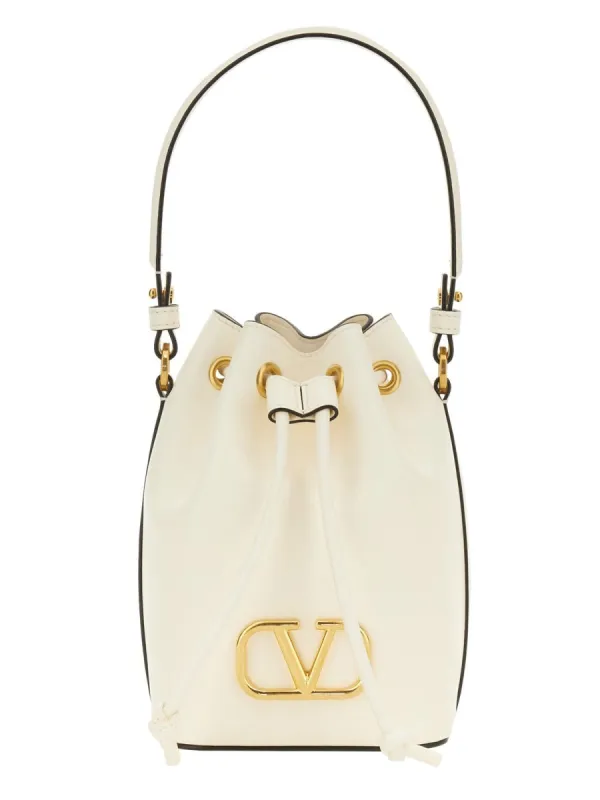 "Vlogo Singature" Mini Bucket Bag sold by Wanan Luxury