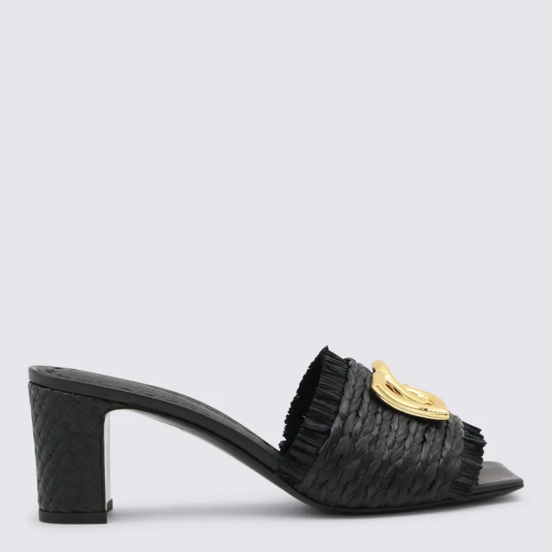 Sandals Blacks And Greys made by Dolce & Gabanna