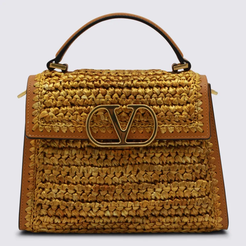 Bags Multicolor Oro/Golden Cuir made by Valentino Garavani