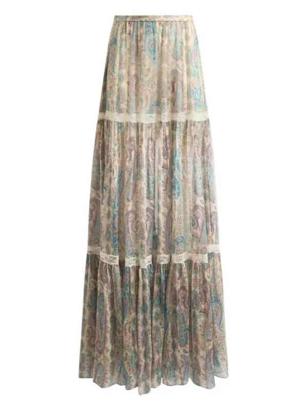Long Skirt With Paisley Print made by Etro