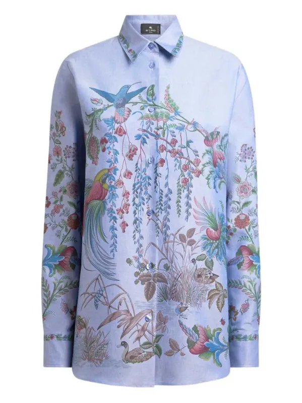 Floral Print Shirt made by Etro